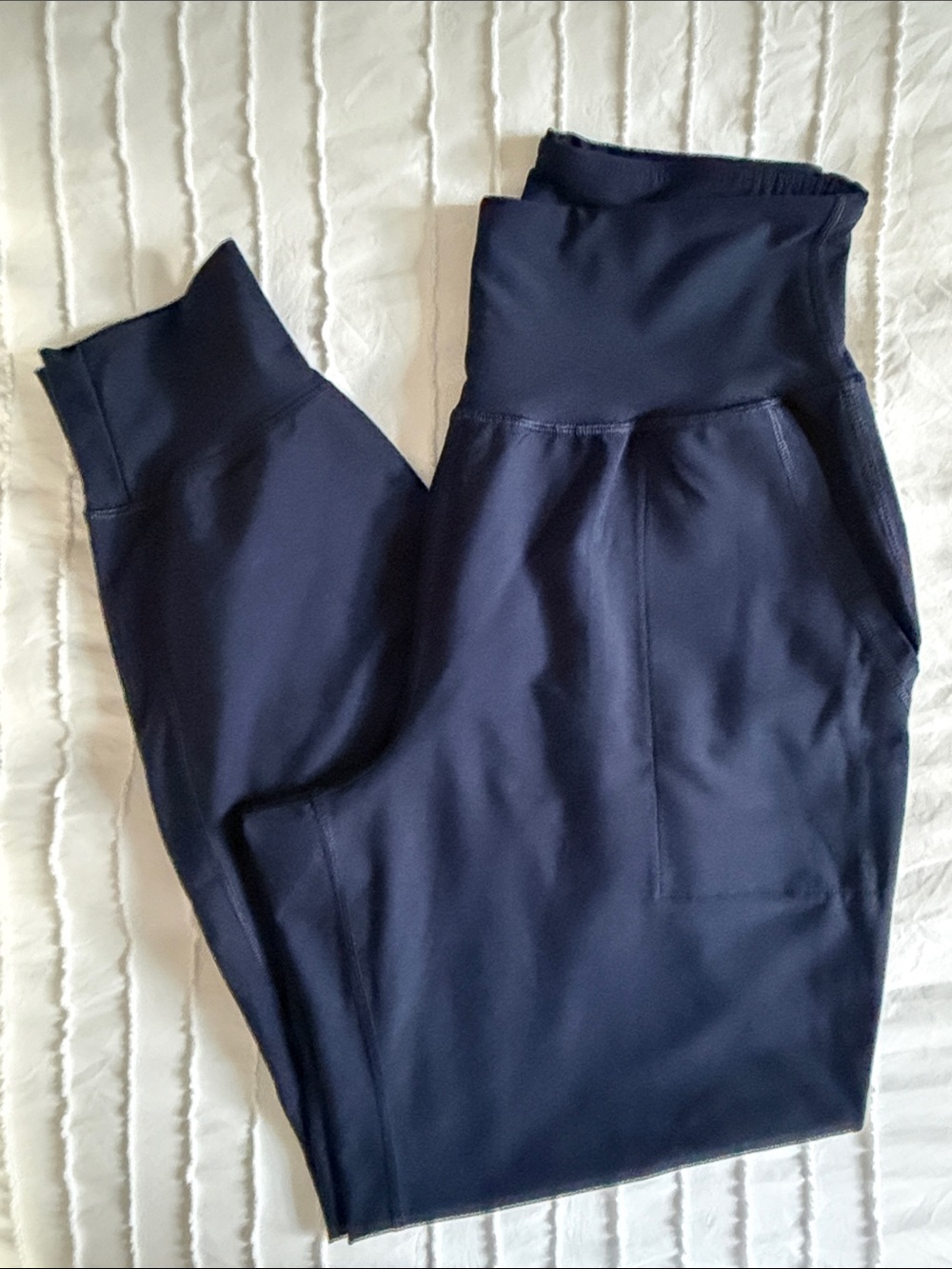 Women’s High-Rise Navy Active Go Dry Joggers